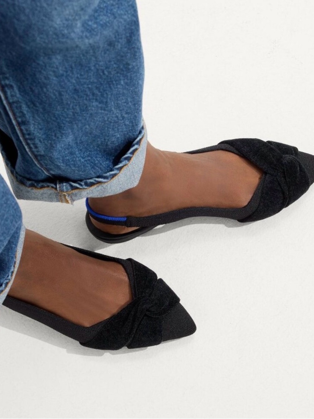 Rothy's Black The Twist Point Slingback (5 1/2) - Picture 2 of 7